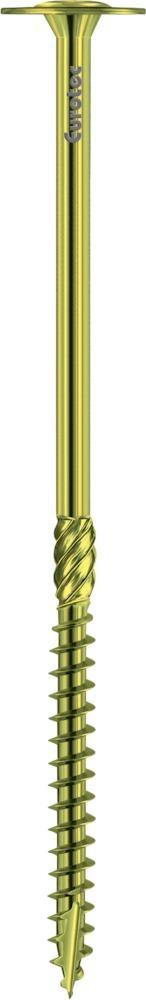 Paneltwistec Tête à plate au jaune TX 40 8,0 x 140 mm