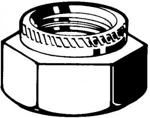 ECROU TOLE Kh=1,8 AC-ZN CL.6 M4  