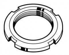 ECROU CYL. A ENCOCHE AC-B CL.14h M20x1,00  DIN981