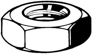 ECROU H AC-ZN CL.5 M12  ISO4035