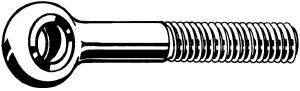 CORPS BOULON OEIL FP AC-I A2-50 M6x80  DIN444b