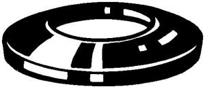 RONDELLE CUV. EMBOUTIE AC-R ZN-MECA-PJ Din267-26  M14 DIN6796