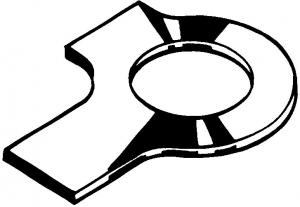 RONDELLLE FR EQUERRE AILERON AC-I A4 M6  DIN463