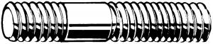 GOUJON 1,25XD AC-B CL.5.6/5.8 BSW 1/2x50  DINeq939(1955)