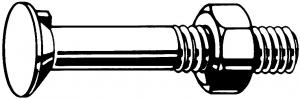 CORPS BOULON TF ERG + ECR H AC-B  CL.4.6 M16x40  DIN604/555(1987)