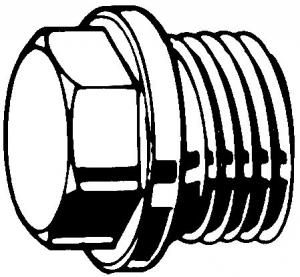 BOUCHON MAGN. TH AC-I A4 BSPP G1.1/4a  DIN910