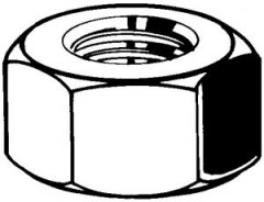 écrous hexagonaux décolletés UNF ASME ≈B18.2.2