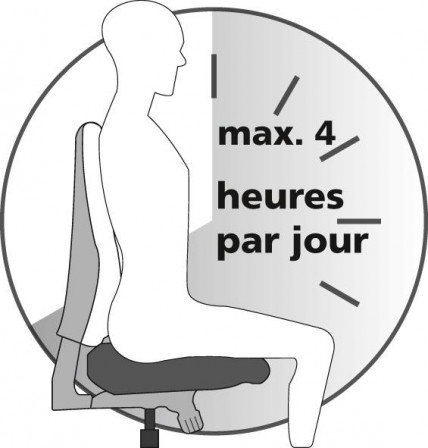 Siège d'atelier TEC 20 mousse PU noir