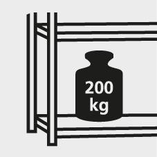 Rayon.emb. GF XXL H2000mma. 4 ét., 1700x600mm