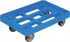 Roulettes de transport 61 0x410mm bleu, 4 LR.