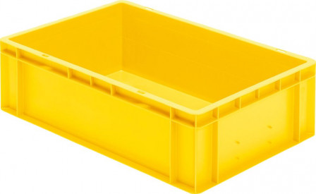 Bac de transport à empiler 600x400x175 mm jaune