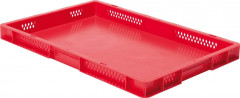 Caisse de transport à emp iler TK600/50-0, rouge