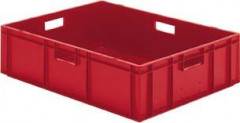 Bac de transport à empiler 800x600x210 mm rouge