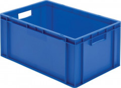 Bac de transport à empiler 600x400x270 mm bleu
