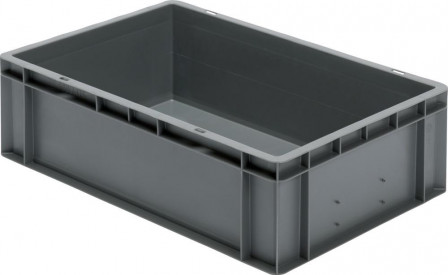 Bac de transport à empiler 600x400x175 mm gris