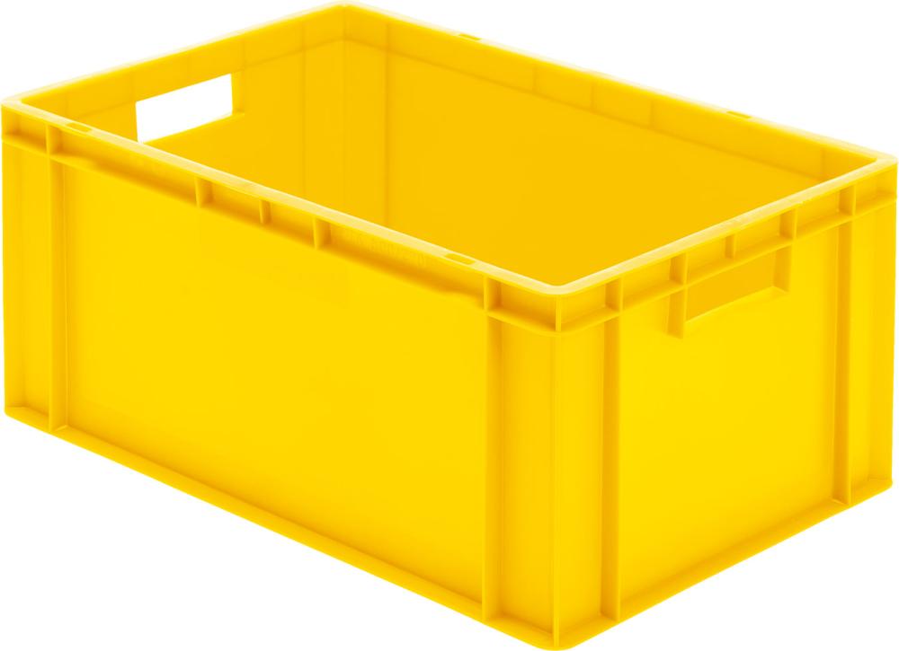 Bac de transport à empiler 600x400x270 mm jaune