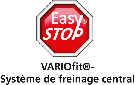Chariot à dossier rabattable 150 kg 720x450 mm EasySTOP