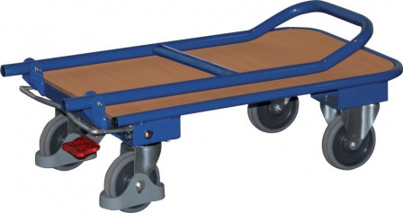 Chariot à dossier rabattable 150 kg 720x450 mm EasySTOP