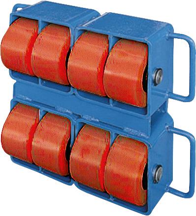 Patin rouleur 12 t AS120-P -40,0x34,5x14,5cm