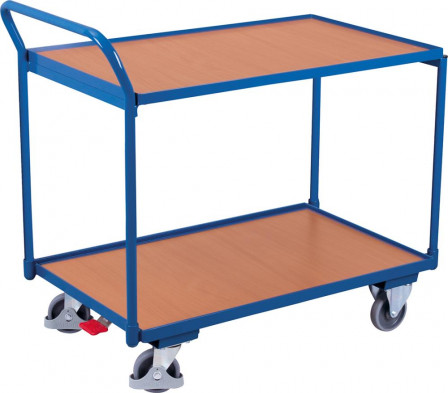 Chariot à plateaux 250 kg 1000x600 mm 2 tablettes