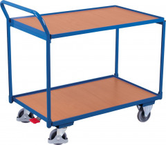 Chariot à plateaux 250 kg 1000x600 mm 2 tablettes