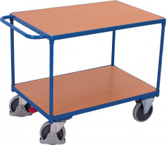 Chariot à plateaux 500 kg 1000x700 mm 2 tablettes