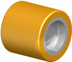 Galet de transpalettes à bande de roulement polyuréthane