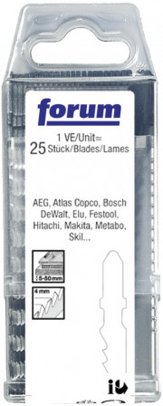 Boîte de lames de scie sauteuse 25 pièce