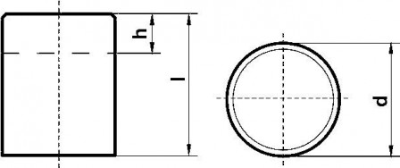 Aimant cylindrique 20 x 2 5mm Beloh