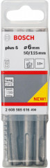 Foret SDSplus plus-5 Paqu et de 10 6,0x50x115mm