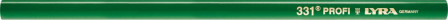 Crayon de tailleur de pierres nº 331 ovale vert 30cm 