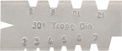 Jauge fil. triang acier D IN103 