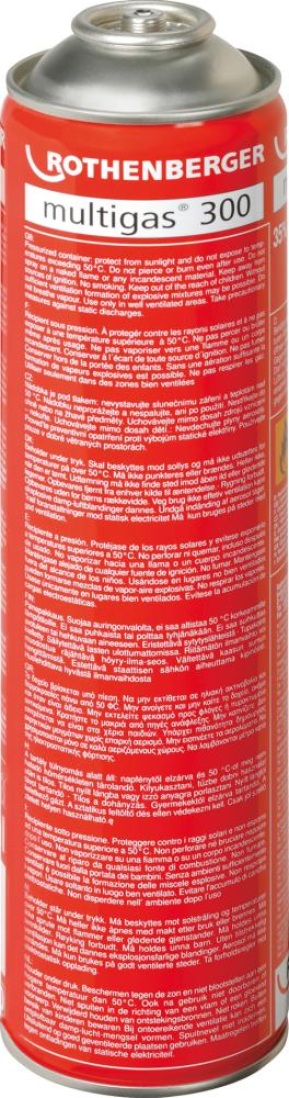 Cartouche de gaz 600ml Mu ltigas 300