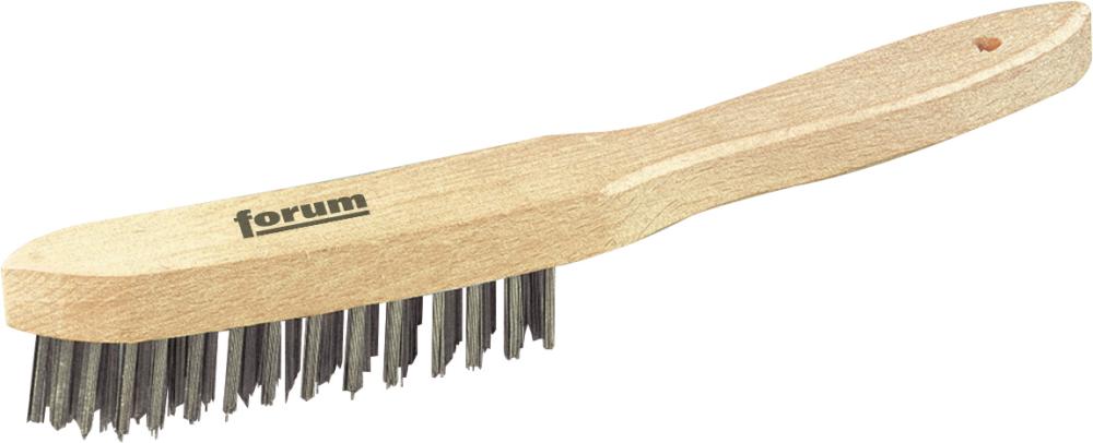 Brosse à main inox. Rz 5 lisse