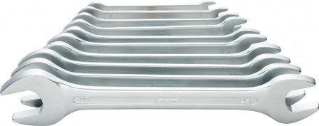 Jeu de clés plates double s, DIN 3110 10pcs. 6-27mm 