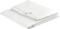 Bâche tramée PE 160g/m2, 4x5m translucide