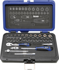 Coffret à douilles 1/4, 31 pièces