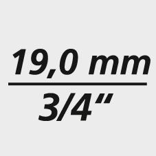 Embout de vissage à choc 3/4