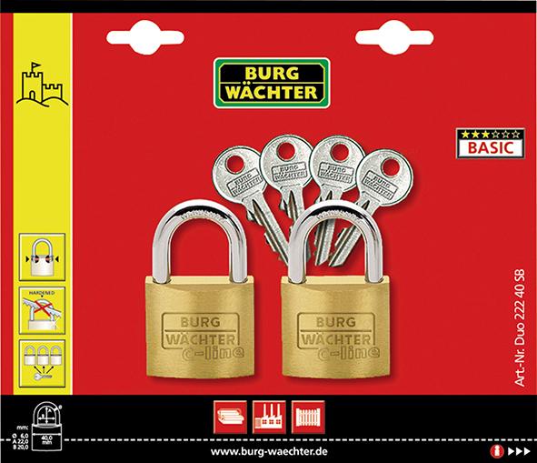 Set de cadenas en laiton 222/40SB/dup GI