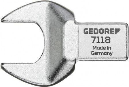 Clé plate emboîtable 13mm 9x12mm carré 