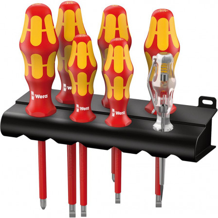 Jeu de tournevis VDE S/PZ Kraftform 7 pièces 