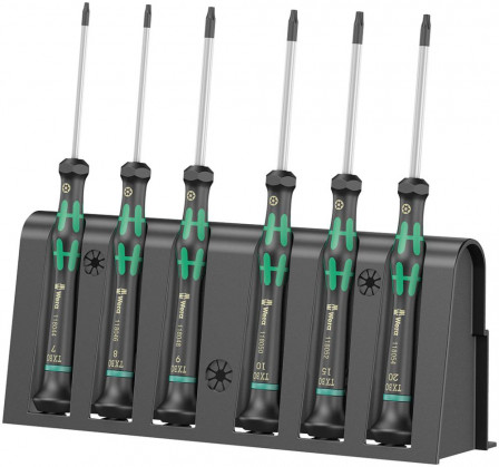 Jeu de tournevis électroniques Torx avec alésage 6 pièces 
