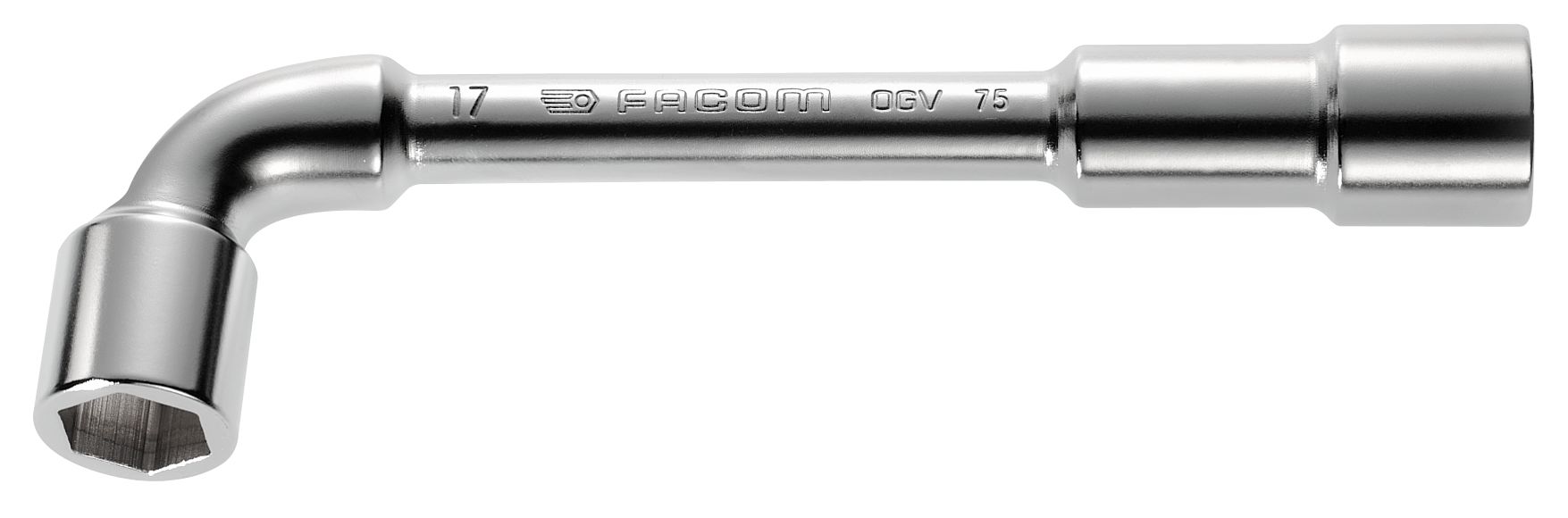 Clé à pipe débouchées forgées 6 pans x 6 pans métrique