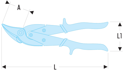 Cisaille «&nbsp;type aviation&nbsp;»