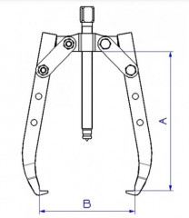 extracteur 2 bras longs auto-serrant