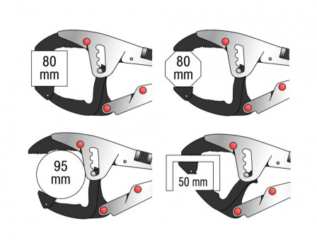 pince etau grande capacite 250 mm