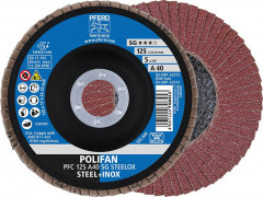 Disque à lamelles A 40SG bombé 125mm G40 