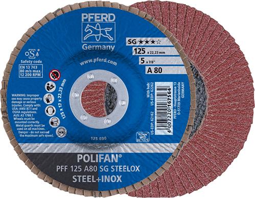 Disque à lamelles A 80SG droit 125mm G80 