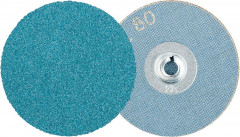 Feuille abrasive COMBIDISC corindon zirconium 50mm G80 