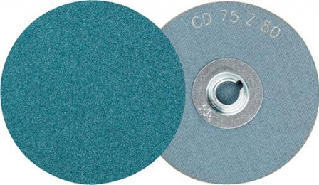 Feuille abrasive COMBIDISC corindon zirconium 75mm G80 